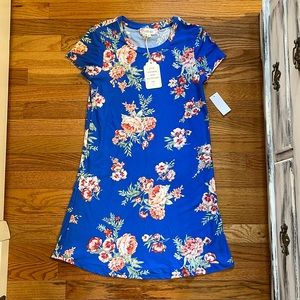 NWT Pink Rose floral dress